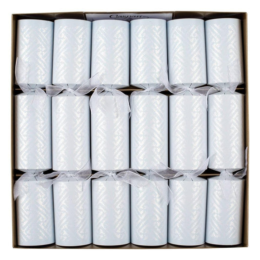 Caspari Fretwork Celebration in Pearl crackers and party favor - 6 party favor Per Box