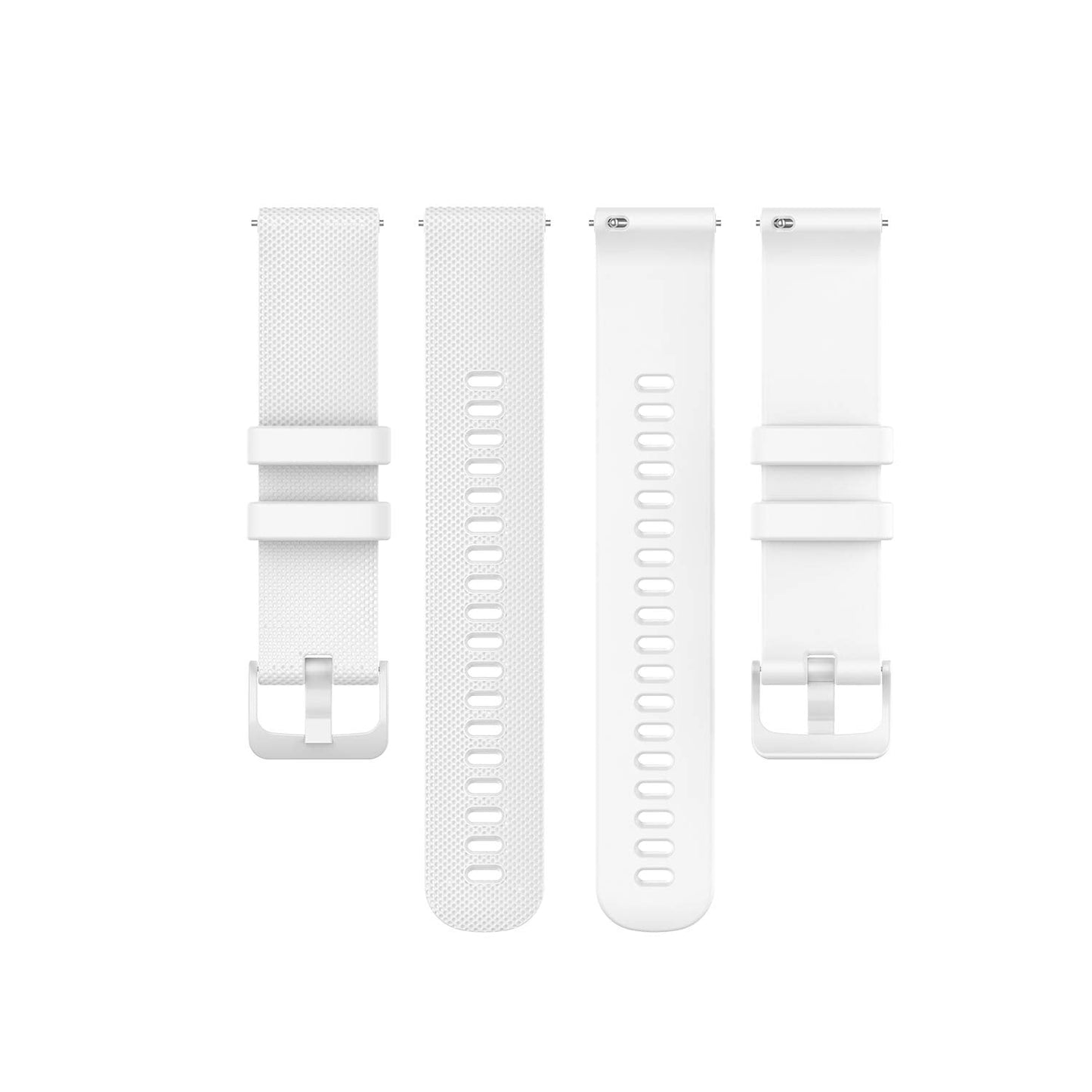 18mm 19mm 20mm 22mm Width Colorful Silicone Quick Release Wristband Replacement Sports Straps Bracelet Watch Band Women Men Strap with Quick Release Pins for Smartwatch (20mm, 10Pack)