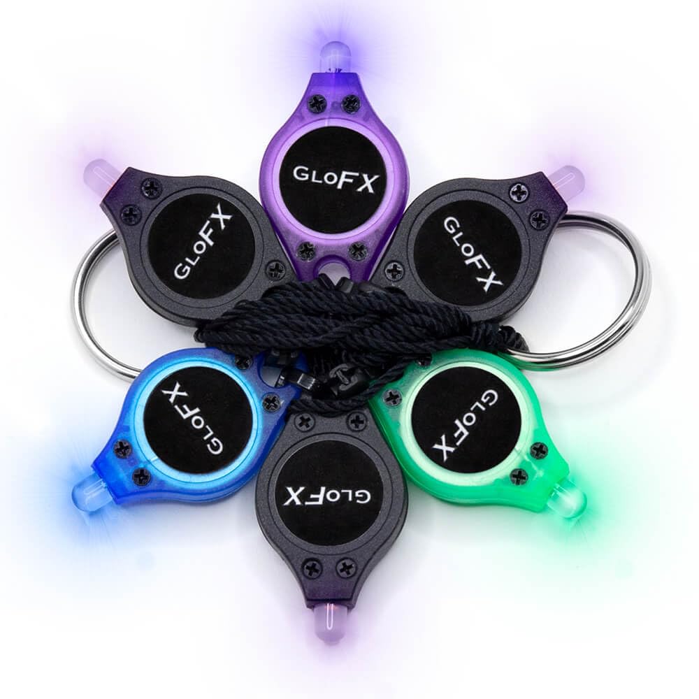 GloFX 6 Led Spinning Orbit: Pure Bliss Multicolor Pattern - Flow Rave Toy