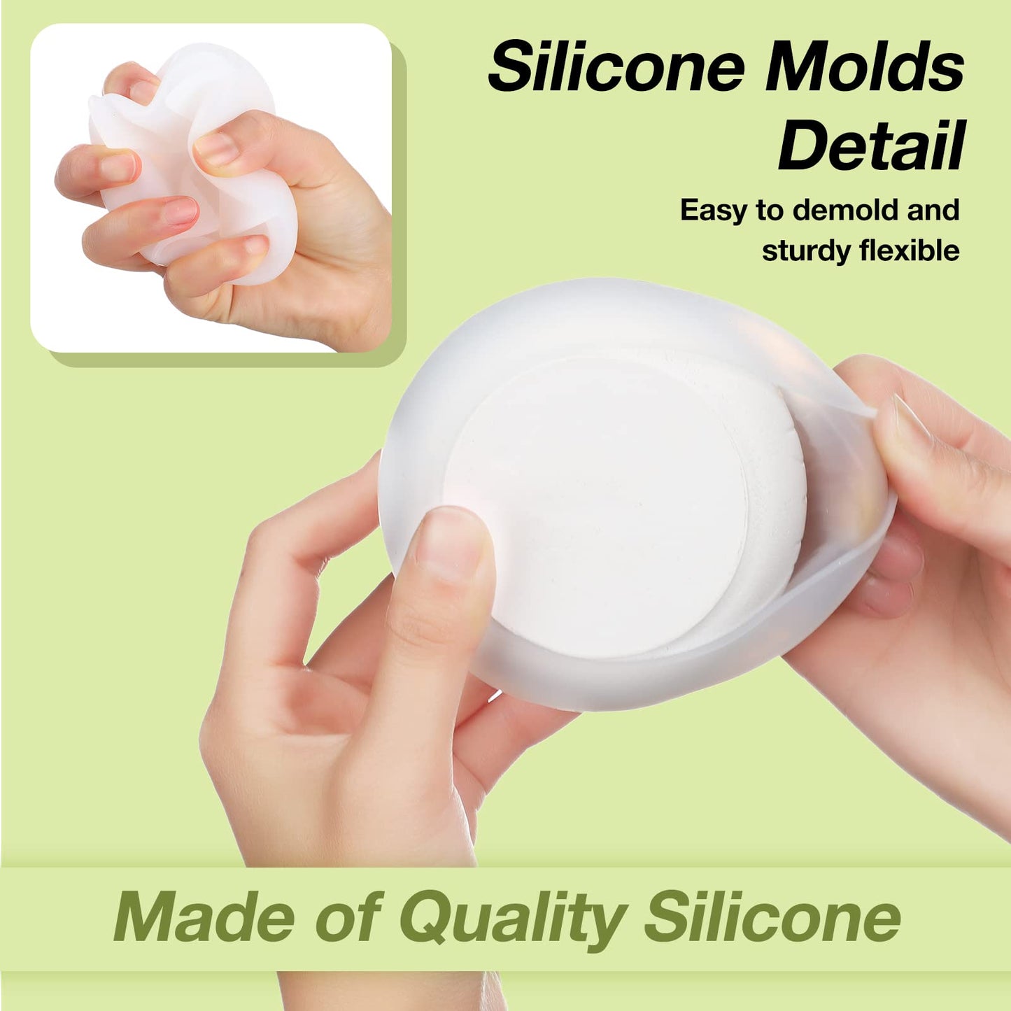 BBTO 14 Pcs Jar Mushroom Silicone Resin Mold Jewelry Candle Holder Container Epoxy Resin Jar Mold with Lid Casting Trinket Box for Table Decoration Christmas Winter DIY Craft