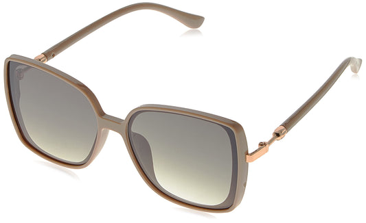 Vince Camuto womens Vc963 Glamorous UV Protective Square Sunglasses for Women Luxe Gifts Women 59 mm, Nude, mm US