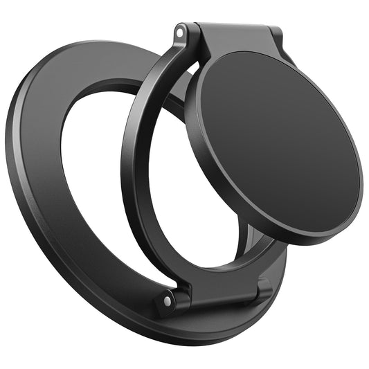 SUPERONE Magnetic Ring Holder for MagSafe Dual-Side Magnetics, Removable Gym Phone Grip with Kickstand for iPhone 16/15/14/13/12/ Series MagSafe Case All Phones Compatible with Magnetic Car Mount