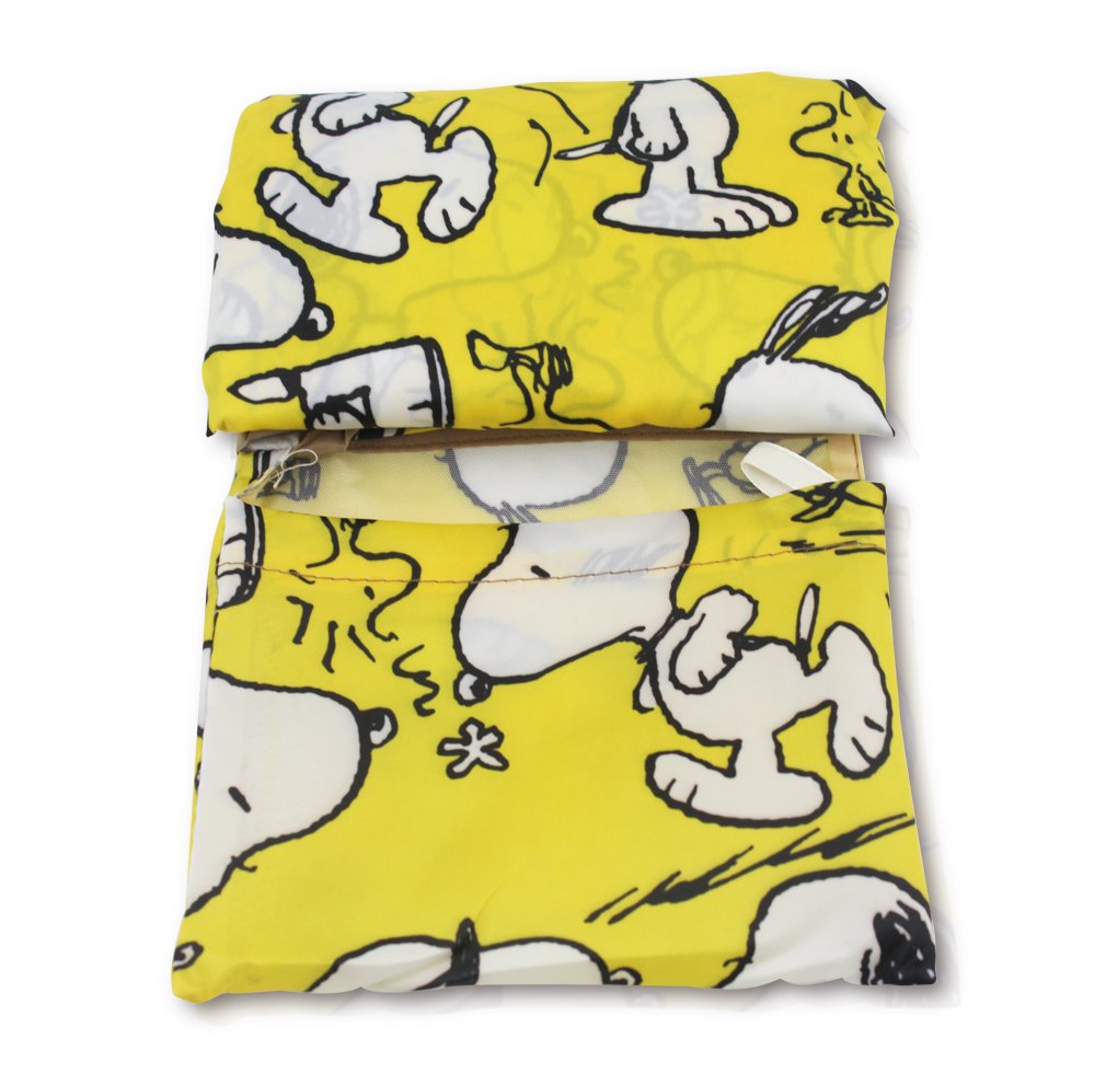 Finex 3 Pcs Set pattern Waterproof Foldable Washable Reusable Grocery Bags White Do Peanut