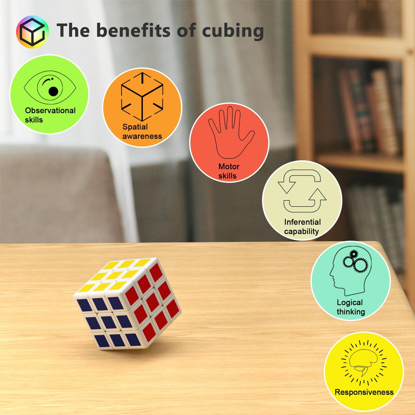 Vdealen Speed Cube Set, Magic Cube Pack van 3x3x3 Stickless Puzzel Kubus, Verjaardagsfeest Kerstkous Vulstoffen Cadeau voor Kinderen Tieners Volwassenen (10 Pack Vdealen Speed Cube Set, Magic Cube Pack van 3x3x3 Stickless Puzzel Kubus, Verjaardagsfeest Kerstkous Vulstoffen Cadeau voor Kinderen Tieners Volwassenen (10 Pack