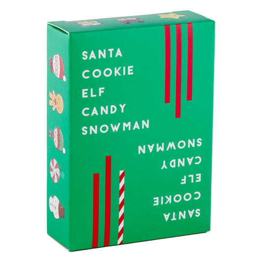 Santa Cookie Elf Candy Snowman Card Game – by Taco Cat Goat Cheese Pizza – Holiday Party Card Game – Great Stocking Stuffer – Fun for Kids, Teens, Adults and Family - 10 Min Ages 7+