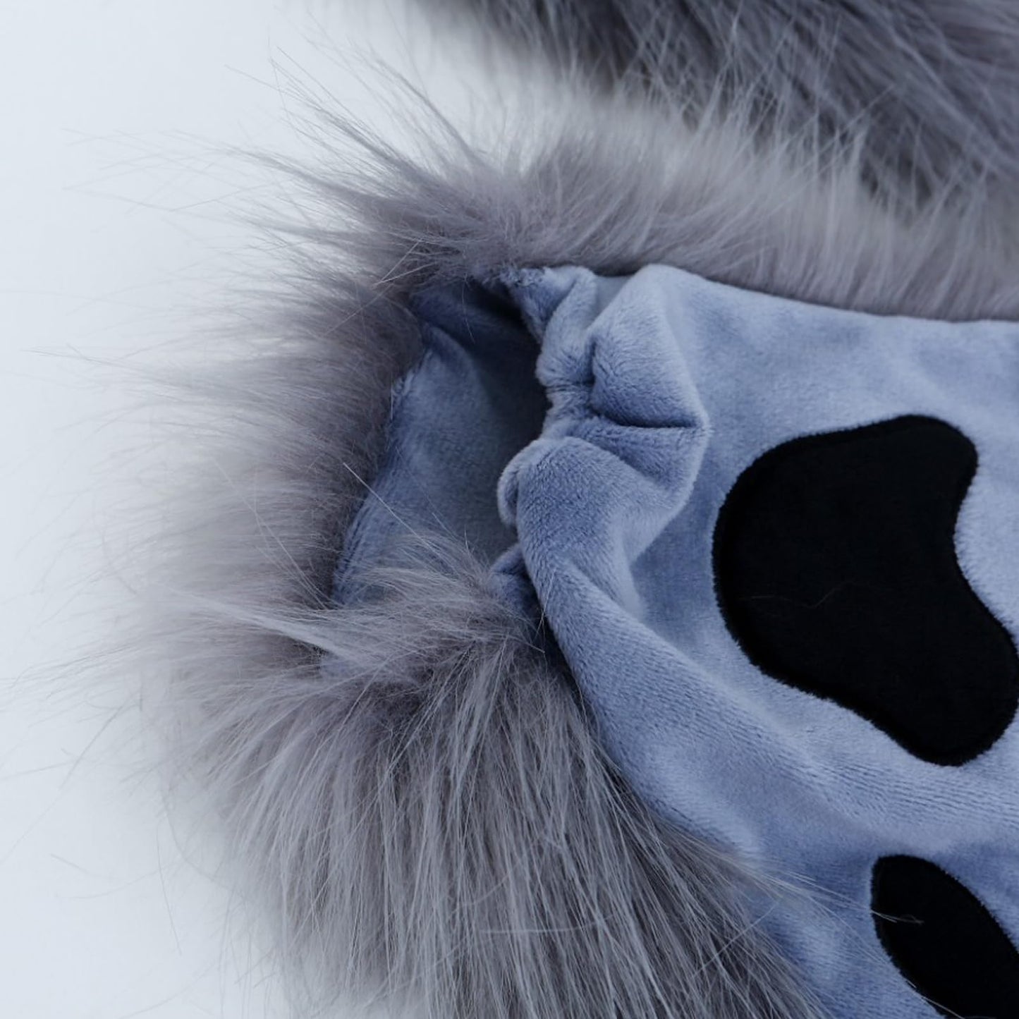 HAOAN Faux Fur Wolf Ears Headband Fox Tail and Paw Gloves Set Cosplay Halloween Costume Accessories