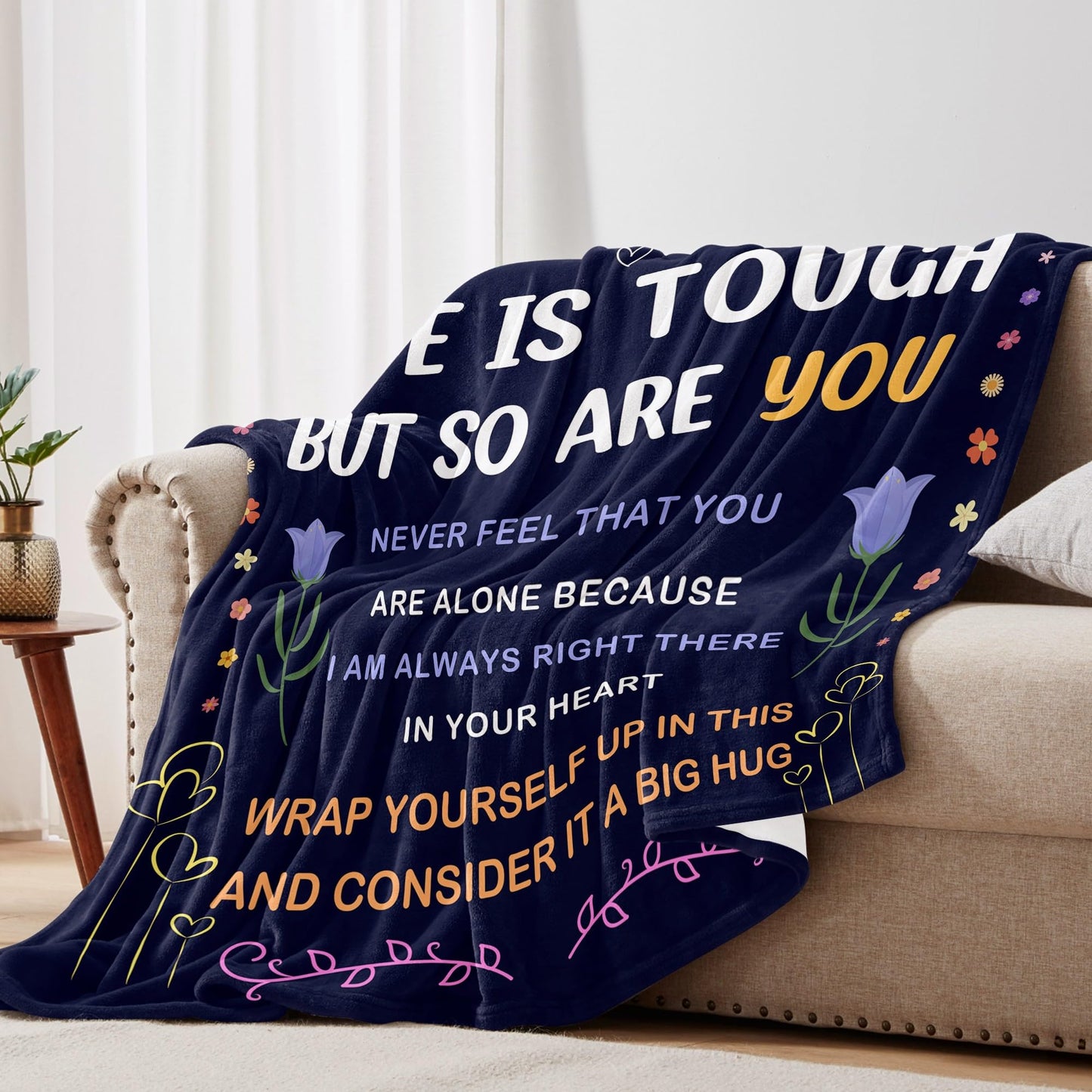 Best Friend Birthday Gifts for Women - Friendship Gift for Women - Christmas Valentines Graduation Birthday Gift Ideas for Best Friend Bestie BFF - Presents for Female Unique - Throw Blanket 50"x60"