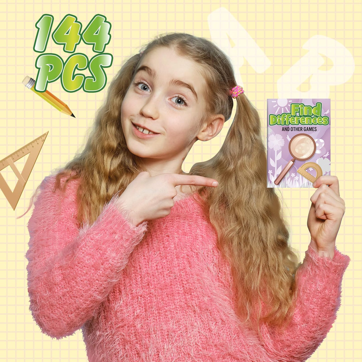 Hungdao 96 Pcs Mini Activity Books for Boys and Girls, Fun and Games, Challenging Activities Include Mazes, Word Scramble and More Bulk Gifts for Students Party Classroom Goodie Bag Stuffers