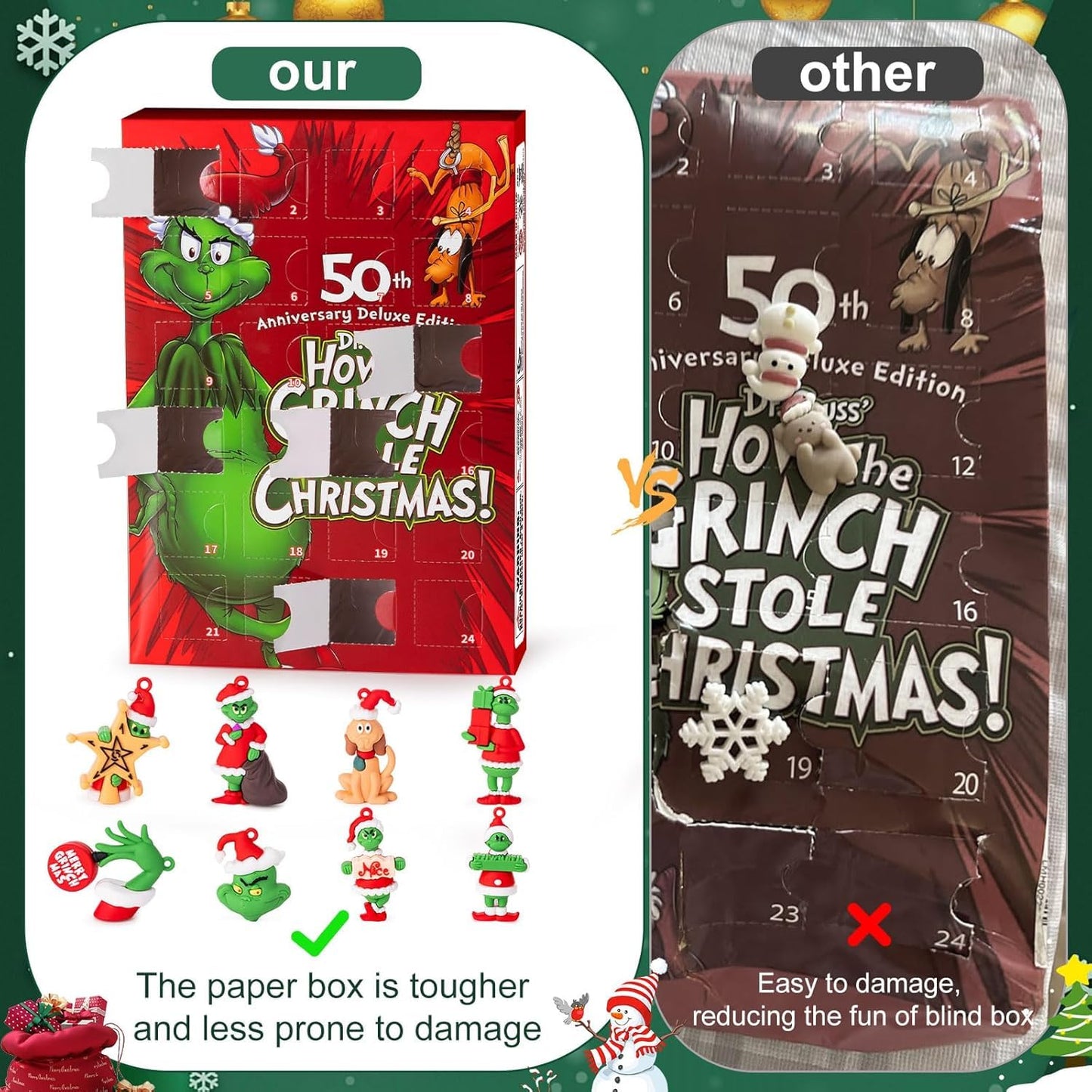 Christmas Advent Calendar 2025, Countdown calendar before Christmas,24 collectible surprises,The ideal Christmas gift, suitable for boys, girls, and teenagers