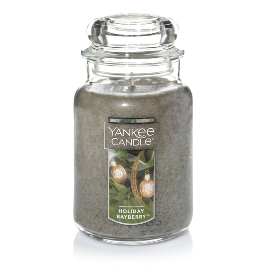 Yankee Candle Bayberry Scented, Classic 22oz Large Jar Single Wick Candle, Over 110 Hours of Burn Time | Holiday Gifts for All
