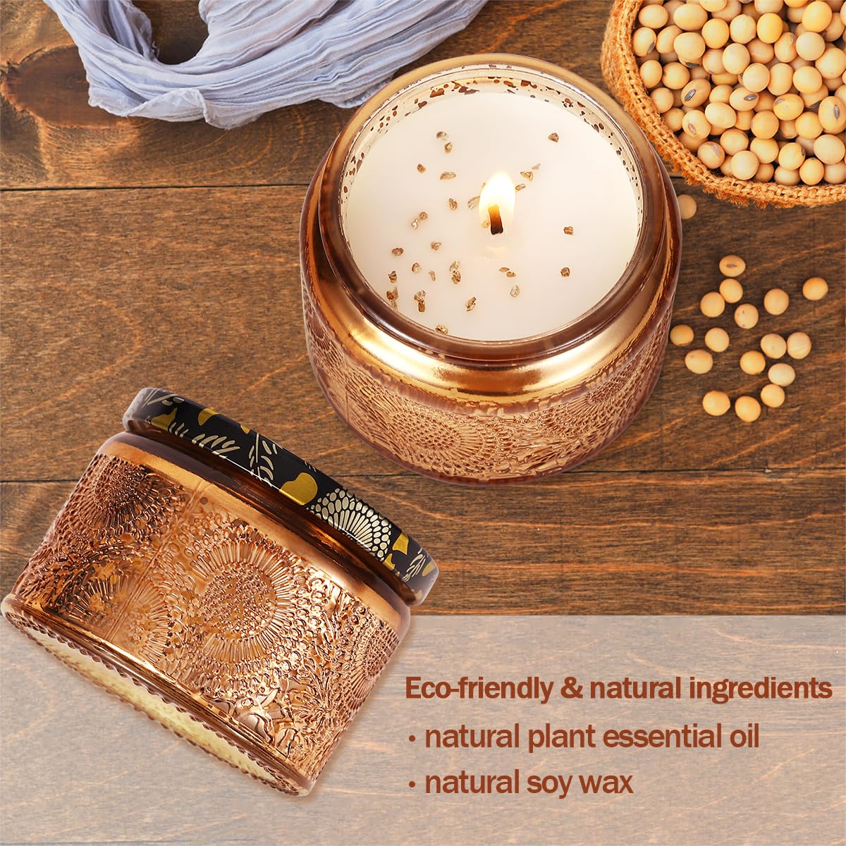 Butterfly Gifts for Women, Birthday Gifts for Mom Daughter Sister Wife, Unique Gift for Friend Women Rotatable Scented Candles Gift for Anniversary Christmas Mothers Day