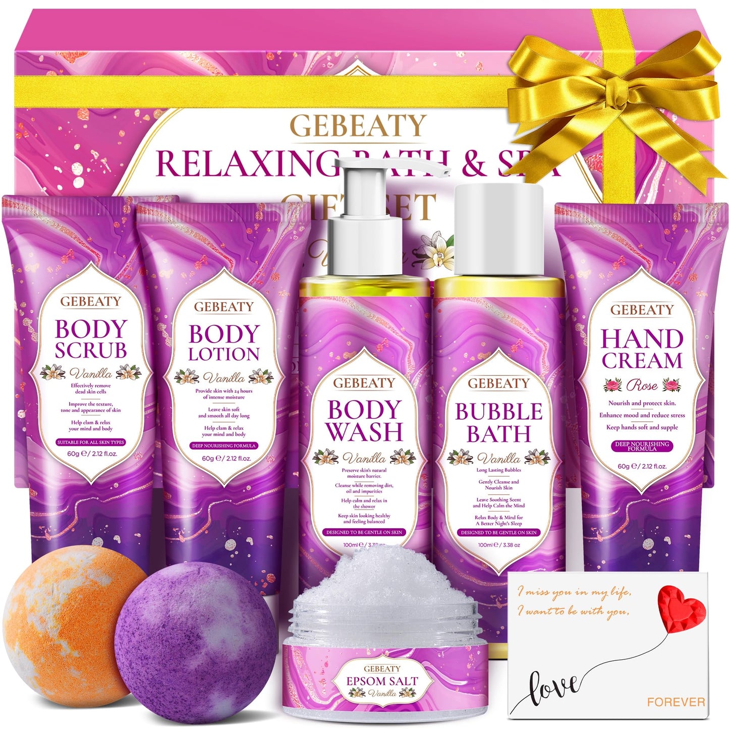 Spa Gifts for Women -Stress Relief Relaxing Thank You Gift for Mom Wife Her Sister Best Friend Birthday Gifts,Unique Self Care Womens Gift for Christmas Stocking Stuffer Secret Santa Gifts for Women